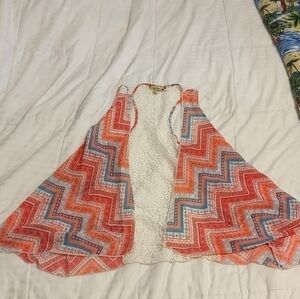 LIGHTWEIGHT Colorful Vest Size Large